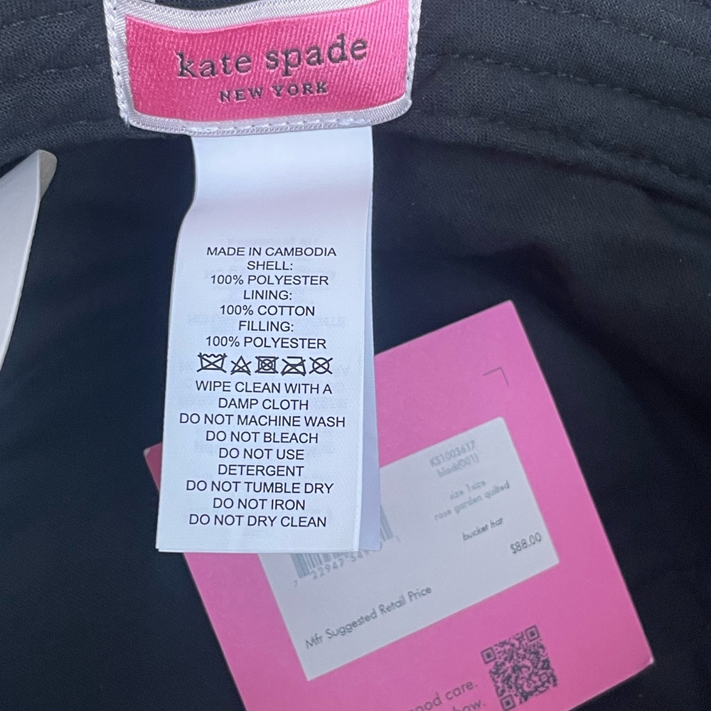 Kate Spade Floral Bucket Hat NEW with tags - Picture 4 of 6